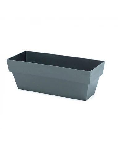 4 Jardinière Limited 10x25cm Anthracite Plastiken