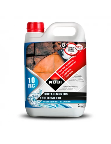 Rc-10 Désincrustant Ciments 5l 22950 Rubi