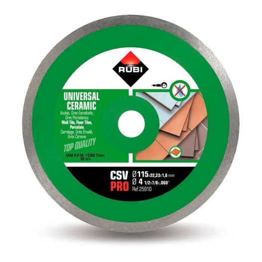 Disque Diamant Csv Ø115mm Pro 25910 Rubi