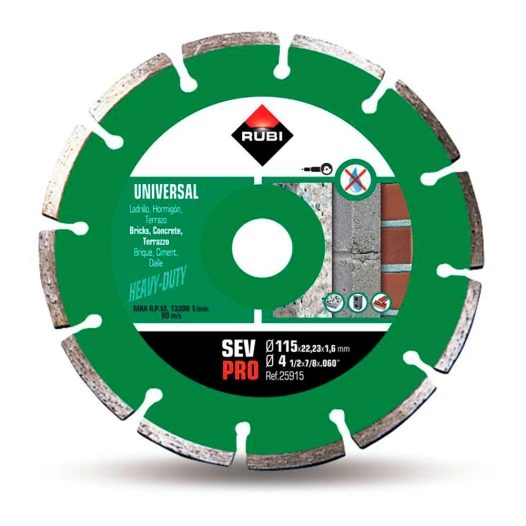 Disque Diamant Sev Ø115mm Pro 25915 Rubi