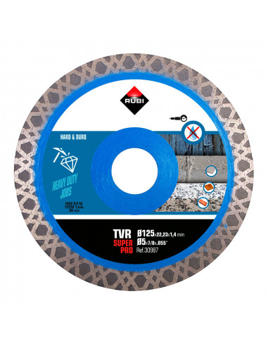 Disque Diamanté Tvr Ø125mm Super Pro R30987 Rubi