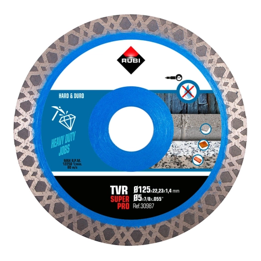 Disque Diamanté Tvr Ø125mm Super Pro R30987 Rubi