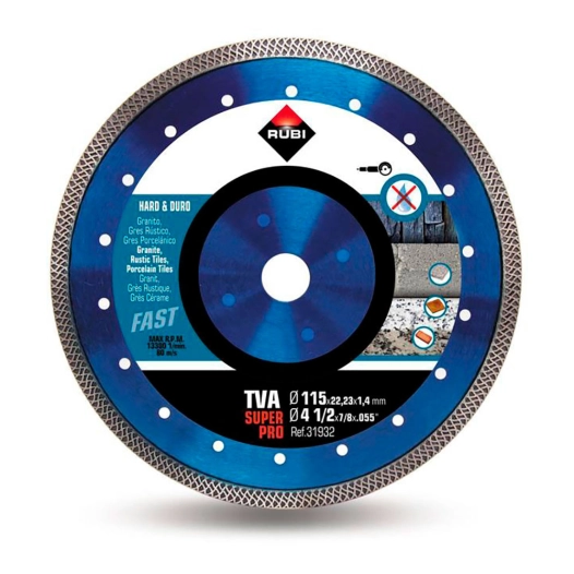 Disque Diamant Tva Ø115mm Superpro 31932 Rubi