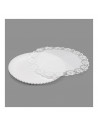 12 Sac 2 Plat Rond Avec Dentelle 25cm
