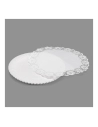 12 Sac 2 Plat Rond Avec Dentelle 25cm