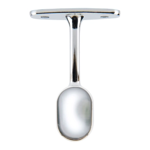 Support De Terminal Ovale Chromé Pour 2 Pc Stor Planet.
