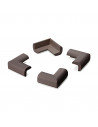 Protecteur De Coins Matelassé Marron (BLISTER 4 Unites) Inofix