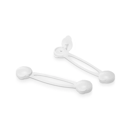 3 Fermeture Securite Multiusage Grand Modele Blanc (BLISTER 2 Unites) Inofix