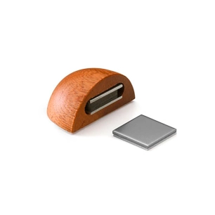 Butee De Porte Magnetique Bois Adhesive Sapelli (BLISTER) Inofix