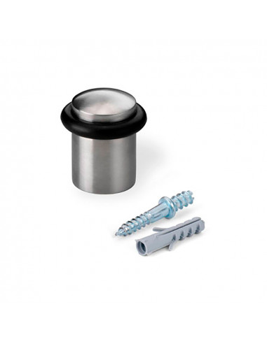 Butee Porte Inox Avec Rondelle (BLISTER) Inofix