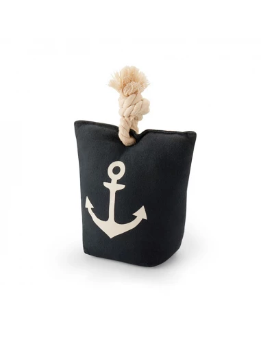 Butée De Porte Textile Retient-Porte 1kg Marin Bleu. Inofix