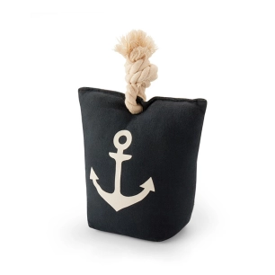 Butée De Porte Textile Retient-Porte 1kg Marin Bleu. Inofix