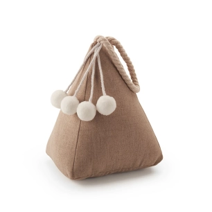 Butée De Porte Textile Retient-Porte 1kg Sac Beige. Inofix