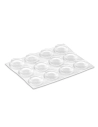 Tampons De Protection Adhésifs Pour Étagère Ø12,7 X3,5 Mm (BLISTER 14 Uni). Inofix