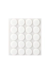 Pack De 20 Patins En Feutre Blanc Synthetiques Adhesifs Diametre 17mm Plasfix Inofix