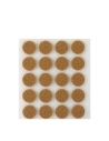 11 Pack De 20 Patins En Feutre Marron Synthetiques Adhesifs Diametre 17mm Plasfix Inofix