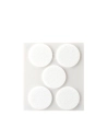 11 Pack De 5 Patins En Feutre Blanc Synthetiques Adhesifs Diametre 34mm Plasfix Inofix