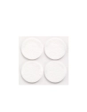 11 Pack De 4 Patins En Feutre Blanc Synthetiques Adhesifs Diametre 38mm Plasfix Inofix