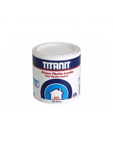 Peinture Lavable Pour Murs Et Plafonds Titanit Blanc Mat Intérieur 750ml Titanlux 029190034