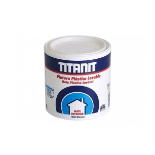 Peinture Lavable Pour Murs Et Plafonds Titanit Blanc Mat Intérieur 750ml Titanlux 029190034