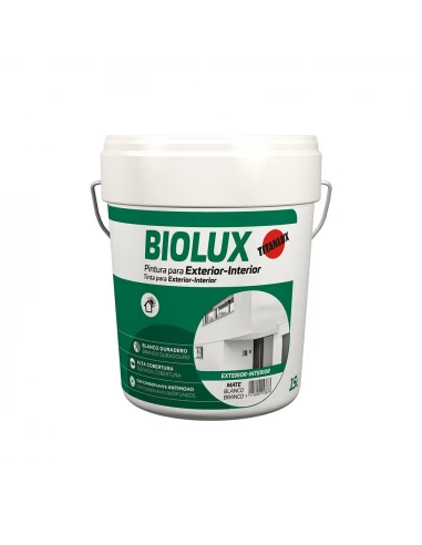 Peinture Plastique Intérieur-Extérieur Mat Biolux 4l Titan A62000804