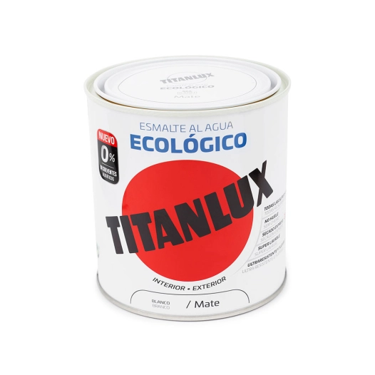 Émail Blanc Mat À Base D'eau Écologique 750ml Titanlux 02t056634