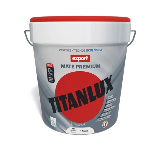 Peinture Vinylique Lavable Export Blanche Decoration 4l Titanlux F31110004