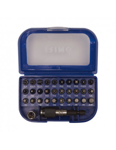 Jeu D'embouts 1/4'' Avec Porte-Embout Magnétique, 32 Pièces 475-32-1 Irimo