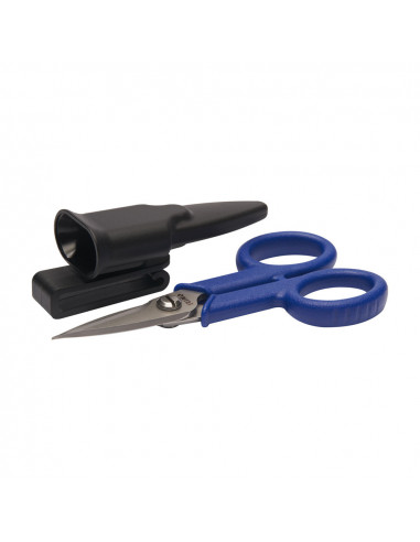 Ciseaux D'électricien Avec Anneaux Pvc 43x145mm 5'' 661-140-1 Irimo