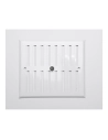 Grille Réglable Aluminium 0.8 Blanc 170x190mm