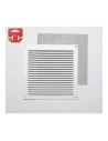 5 Grille Avec Toile Moustiquaire Aluminium 0.6 Couleur Blanc Laqué 170x170mm (G)