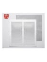 5 Grille Avec Toile Moustiquaire Aluminium 0.6 Couleur Blanc Laqué 300x300mm (G)
