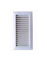 Grille De Ventilation Pour Encastrer Avec Languette Abs 13.3x26cm Cadre Blanc (G)