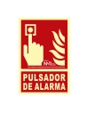 Panneau D'extinction ''PULSADOR De Alarma'' Classe B (PVC 0.7mm) 21x30cm