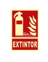 Panneau D'extinction ''EXTINTOR'' Classe B (PVC 0.7mm) 21x30cm