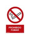 Panneau D'interdiction ''PROHIBIDO Fumar'' (PVC 0.7mm) 30x40cm