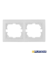 Cadre Horizontal Pour 2 Elements Blanc 154x81x10mm S.Europa Solera Erp72u