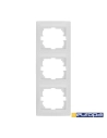 Cadre Vertical Pour 3 Elements Blanc 81x225x10mm S.Europa Solera Erp63u