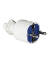 Fiche 2p+T, 16a 250v Pvc Blanc, Serre-Câble Pliable Pour Une Connexion Facile Des Bornes Solera 706cb