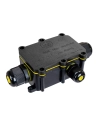 Boitier De Raccordement 3 Brins Pour Luminaires Ip68 Outdoor 8x5,2x3,7cm Black Series (RETRACTILÉ) Solera Bk-3p