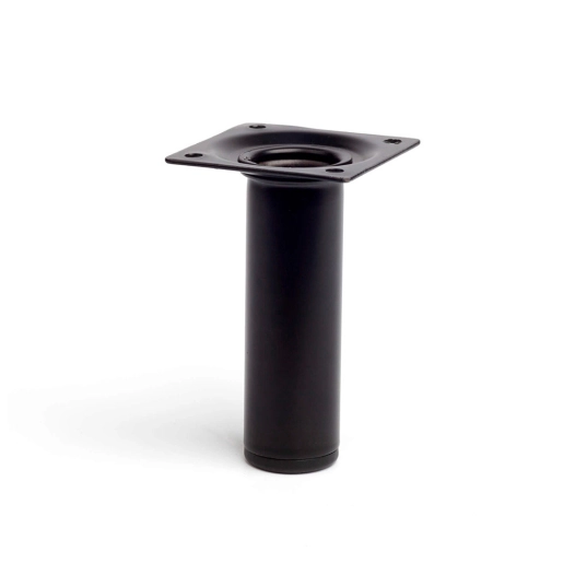 Pied Cylindrique En Acier Couleur Noire Mod. 401g. Dimensions Ø3x10cm 2-401g.100.03 Rei