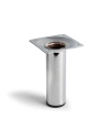 Pied Cylindrique En Acier Couleur Chrome Brillant Mod.401g. Dimensions Ø3x10cm 2-401g.100.21 Rei