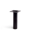 Pied Cylindrique En Acier Couleur Noire Mod. 401g. Dimensions Ø3x15cm 2-401g.150.03 Rei