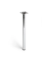 Pied Cylindrique En Acier Couleur Chrome Brillant Mod.401g. Dimensions Ø3x40cm 2-401g.400.21 Rei