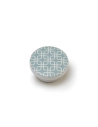 Lot 4 Boutons Ronds Pour Meuble Bois Gris Mod.E225 Ø38mm. Rei