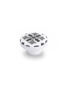 Lot 4 Boutons Ronds Pour Meuble Bois Gris Mod.E243 Ø38mm
