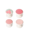 Lot 4 Boutons Ronds Pour Meuble, Décoratif Multicolore Mod.M4 Ø33mm. Rei