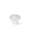 Lot 4 Boutons Ronds Pour Meuble Métal Blanc Pore Mod.3110 Ø35mm. Rei