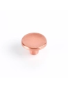 Lot 2 Boutons Ronds Pour Meuble Métal Oro Rosso Mat Mod.774 Ø35mm. Rei