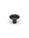 Lot 2 Boutons Ronds Pour Meuble, Décoratifs, Finition Noir Mat Mod.E744g Ø35mm